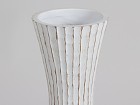 Jarrón poliresina blanco 85 cm