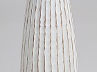 Jarrón poliresina blanco 85 cm