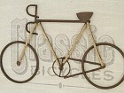 Cuadro de madera bicicleta