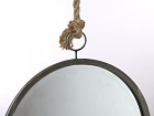 Espejo de colgar de metal redondo 40 cm