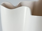 Jarrón de cerámica blanco G