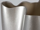 Jarrón de cerámica plata C