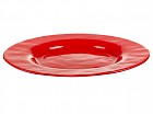 Plato llano cristal rojo 24 cm
