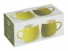 Set 2 tazas verdes Tea Time
