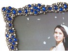Portafotos perlas azules 22x27 cm