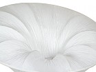 Lámpara flor de suelo blanca