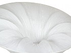 Lámpara flor de suelo blanca