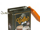 Caja Café Metal negra