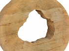 Figura de madera redonda 31,5x47,5 cm