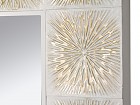 Espejo rectangular de metal