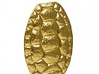 Figura caparazón tortuga oro