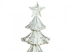 Árbol navidad plata y blanco 63 cm