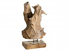 Escultura de madera 15x10x50 cm