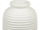 Jarrón terracota blanco 41x41x80 cm