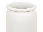 Jarrón terracota blanco 15x15x39 cm