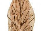Figura madera Native hoja alargada
