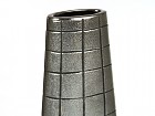 Jarrón plata antiguo 19x10x51 cm