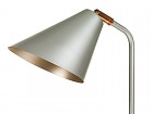 Lámpara metal plata 30x16x53 cm