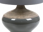 Lámpara cerámica gris 38x38x52 cm