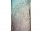 Jarrón cristal decorado 11x11x44 cm
