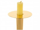 Candelabro dorado 8x8x31 cm