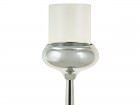 Candelabro plateado 12x12x48 cm