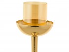 Candelabro dorado 17x17x54 cm