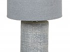 Lámpara gris cerámica 29x29x70 cm