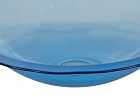 Centro mesa liso plato azul