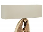 Lámpara mesa diseño madera árbol de lluvia