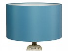Lámpara mesa azul 37x37x68 cm