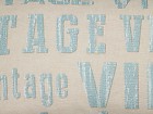 Cojín Vintage aqua 30x50 cm