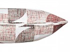 Cojín Damero rojo 30x50 cm