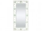 Espejo metal rectangular blanco