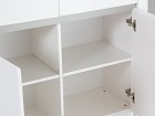 Aparador lacado en blanco brillo de estilo moderno MDF