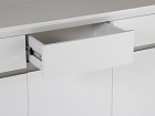 Aparador lacado en blanco brillo de estilo moderno MDF