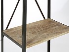 Estantería de madera y metal 210 cm