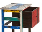 Mueble colores vintage con cajón
