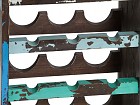 Mueble botellero vintage de madera de java