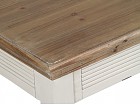 Mesa cuadrada madera vintage Lauren