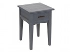 Mesa con cajón gris