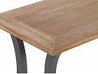 Recibidor de metal y madera decapé 