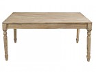 Mesa comedor madera de mindi envejecida