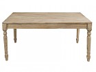 Mesa comedor madera de mindi envejecida