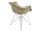 Silla Eames estampada con resposabrazos