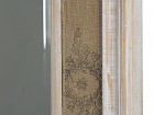 Espejo de madera y lino 83x113 cm
