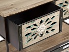 Consola con ruedas estilo vintage