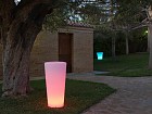 Macetero LED jardín 43x43x87 cm