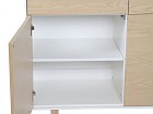 Aparador blanco y madera escandinavo Vega