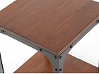 Mesa auxiliar madera y metal